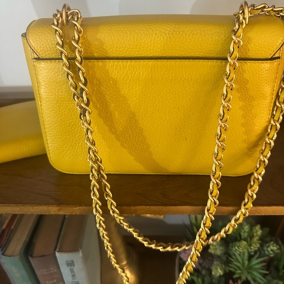 Tory Burch Vibrant Yellow Crossbody Bag and Wallet - Picture 4 of 7